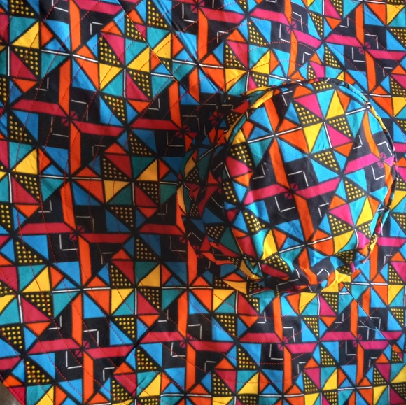 African/Ankara wide brim sunhat - Picture 5 of 6